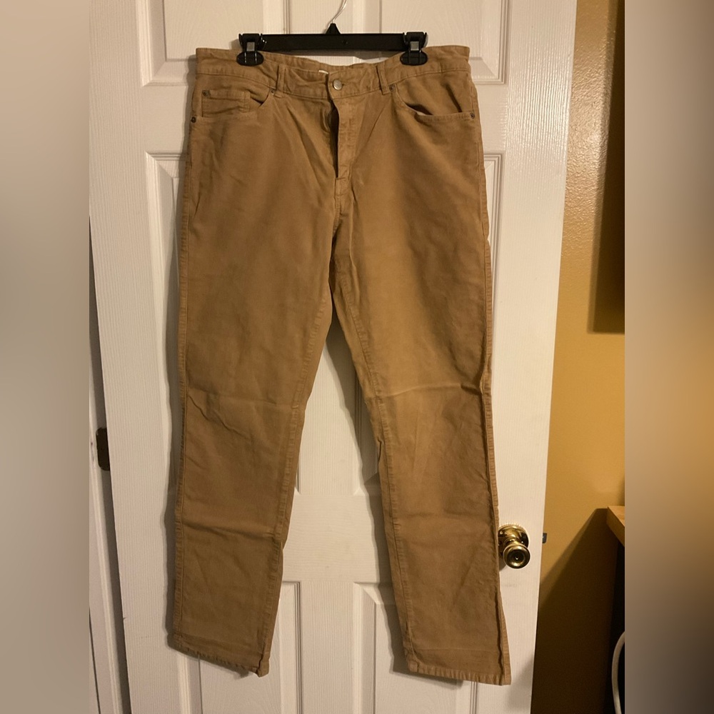 Peter Millar Slim Straight Tan Jeans